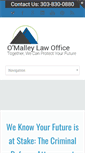 Mobile Screenshot of denvercriminalattorneylawyer.com